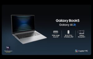 भारत में लॉन्च हुआ Samsung Galaxy Book 5: दमदार बैटरी, AI-सपोर्टेड फीचर्स और हाई-परफॉर्मेंस प्रोसेसर के साथ