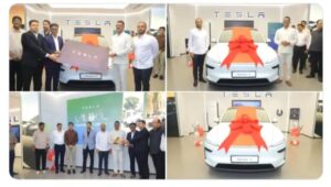 “भारत में टेस्ला की एंट्री: महाराष्ट्र में SUV मॉडल Y की पहली डिलीवरी”