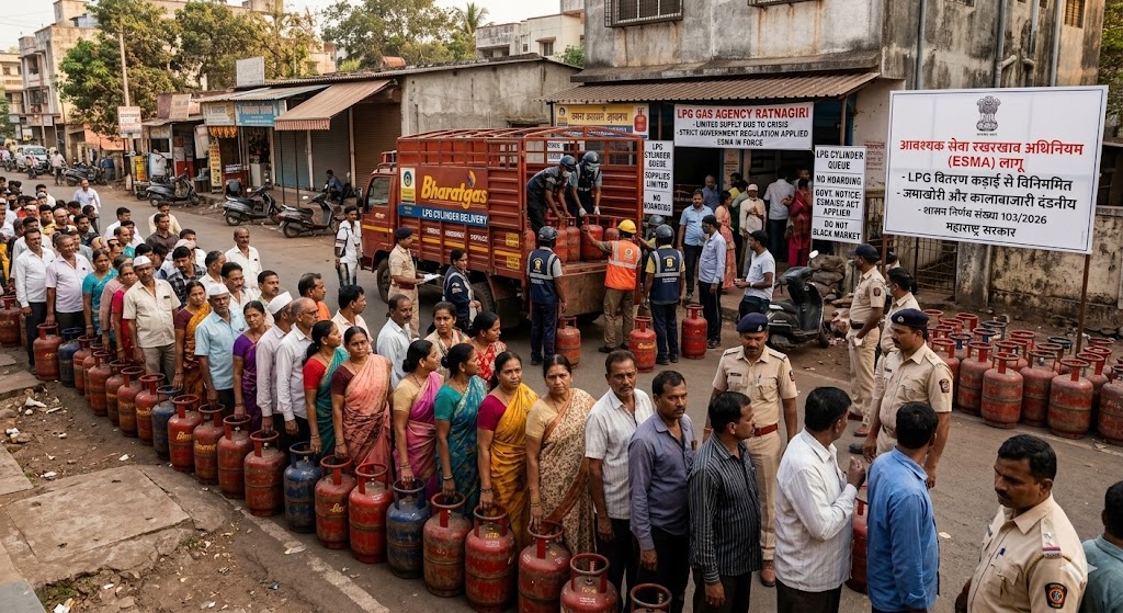 गैस किल्लत म सरकार के कड़ा कदम: जमाखोरी रोके बर ‘एस्मा’ लागू, अब रिफाइनरी मन म बाढ़ही उत्पादन