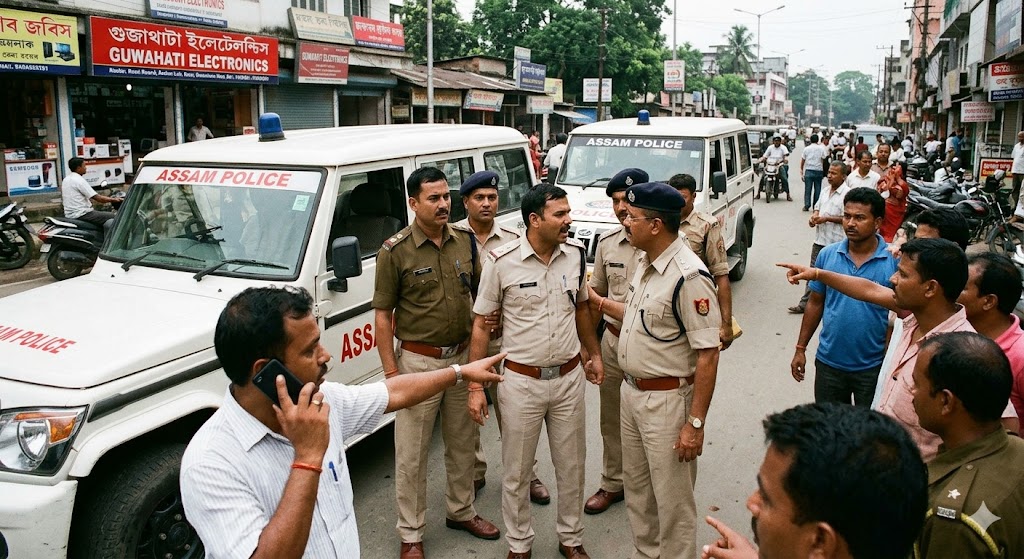 पुलिस Vs पुलिस: गुवाहाटी म रायपुर पुलिस ला हिरासत म लिन, जानव का आय पूरा मामला