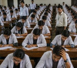 फार्मेसी परीक्षा में एआई ले नकल के बड़े खेल: 500 लइका मन मिलके लिखिन पेपर, वाट्सऐप में आइस उत्तर