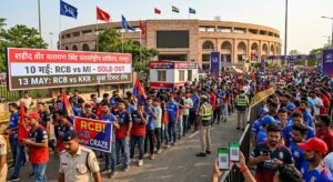 रायपुर के स्टेडियम में टिकट बर मारामारी; RCB अउ MI के मैच सोल्ड आउट, पुलिस रखही ब्लैक मार्केटिंग करइया मन ऊपर नजर