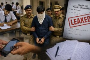 12वीं बोर्ड पेपर लीक कांड में व्यायाम शिक्षक गिरफ्तार, पूरे नेटवर्क के रहीस मास्टरमाइंड