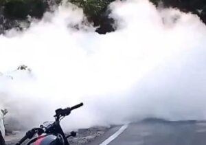 केशकाल घाट में पलटिस ऑक्सीजन टैंकर, चालक के सूझबूझ से टलिस बड़का हादसा