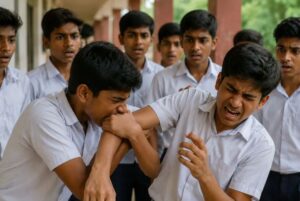 धमतरी म अजीबोगरीब घटना, स्कूली लइका ह अपन 11 संगवारी मन ला दांत म चबा दिस, जानव फेर का होईस