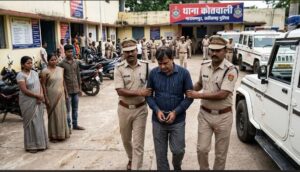 साय सरकार के जीरो टॉलरेंस नीति के तहत बड़ कार्रवाई: थाना प्रभारी गिरफ्तार, दिवंगत आरक्षक के परिवार ले अवैध वसूली के आरोप