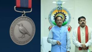 CM साय बांटही पदक: 12 पुलिस अफसर अऊ जवान मन ला मिलही सम्मान