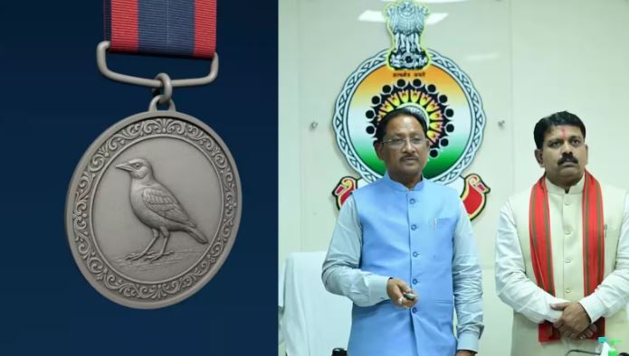 CM साय बांटही पदक: 12 पुलिस अफसर अऊ जवान मन ला मिलही सम्मान