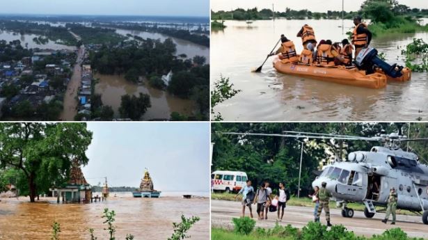 छत्तीसगढ़ म बस्तर ले रायगढ़ तक बाढ़ ले हाहाकार… 571 गांव के 22,377 लोग प्रभावित, 16,074 के रेस्क्यू, आठ मउत